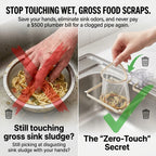 Last Day Sale!🔥 50% OFF Kitchen Sink Strainer - Zero-Touch Disposal | Foldable Space-Saver | Anti-Clog | Easy Suction Install