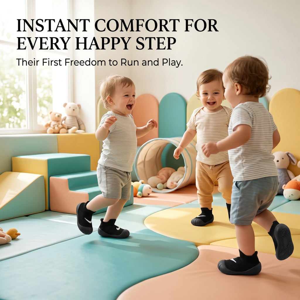 Anti-Slip & Kick-Proof Baby Sock Shoes - Ultra Soft | Last Day Sale-90% OFF🔥