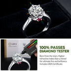 🔥90% OFF Last Day Sale |The "Timeless Blossom" Handcrafted Moissanite Ring - Comfort Fit