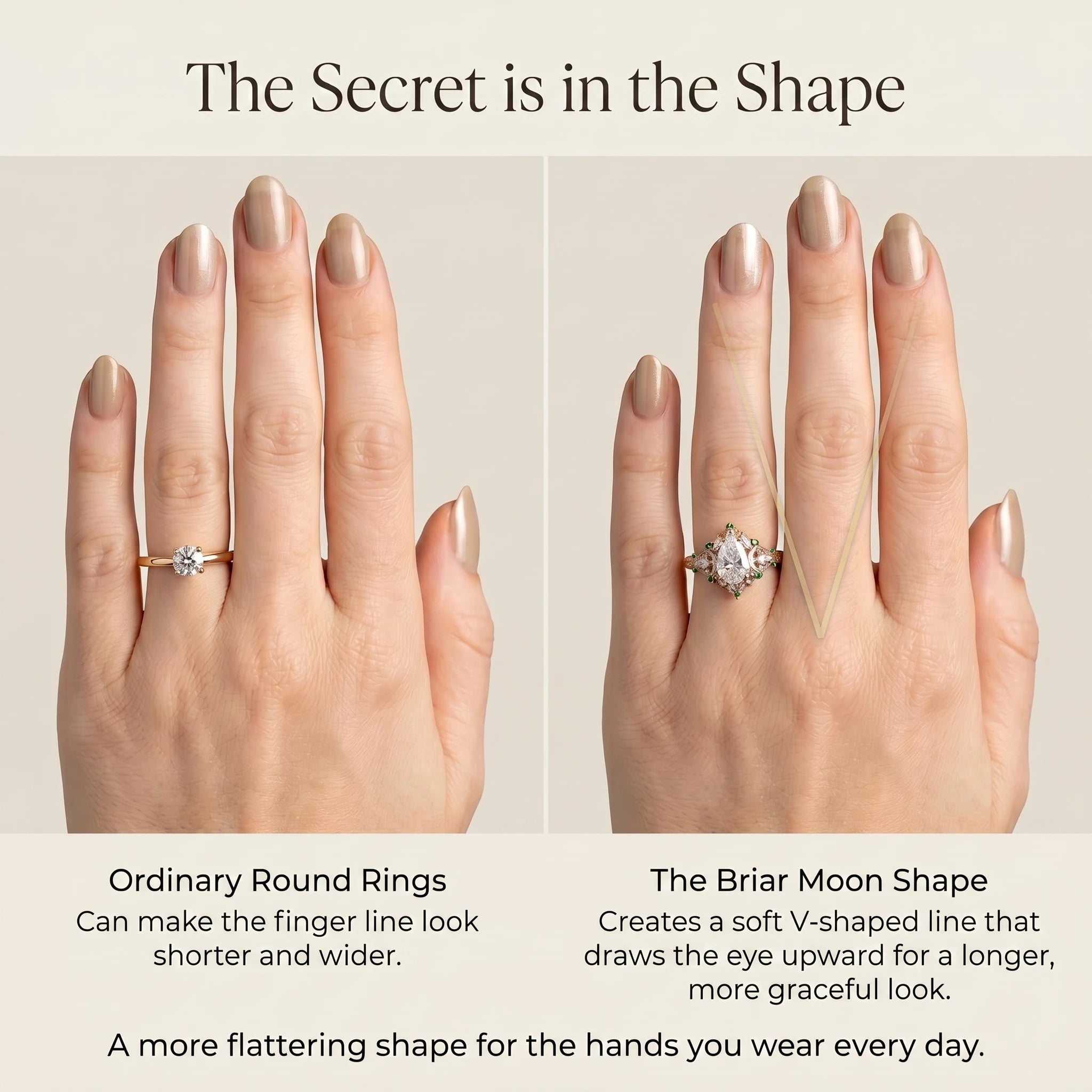 🔥90% OFF Last Day Sale |Briar Moon™ Finger-Flattering Comfort Ring