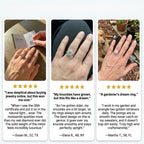 🔥90% OFF Last Day Sale |Heirloom Floral Moissanite Ring - Anti-Spin Comfort Fit for All Knuckles