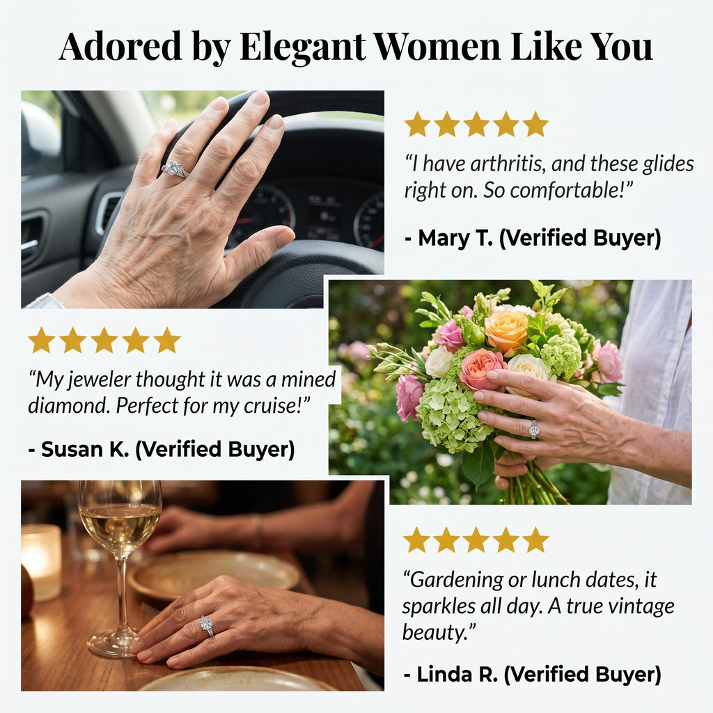 🔥90% OFF Last Day SaleThe Breathtaking "Worry-Free" Vintage Ring | Passes Diamond Tester & Arthritis-Friendly