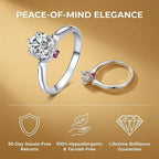 🔥90% OFF Last Day Sale |The "Timeless Blossom" Handcrafted Moissanite Ring - Comfort Fit