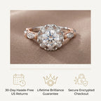 🔥90% OFF Last Day Sale |Timeless Estate Crown Ring | Cloud-Free Radiance & Catch-Free Comfort Fit