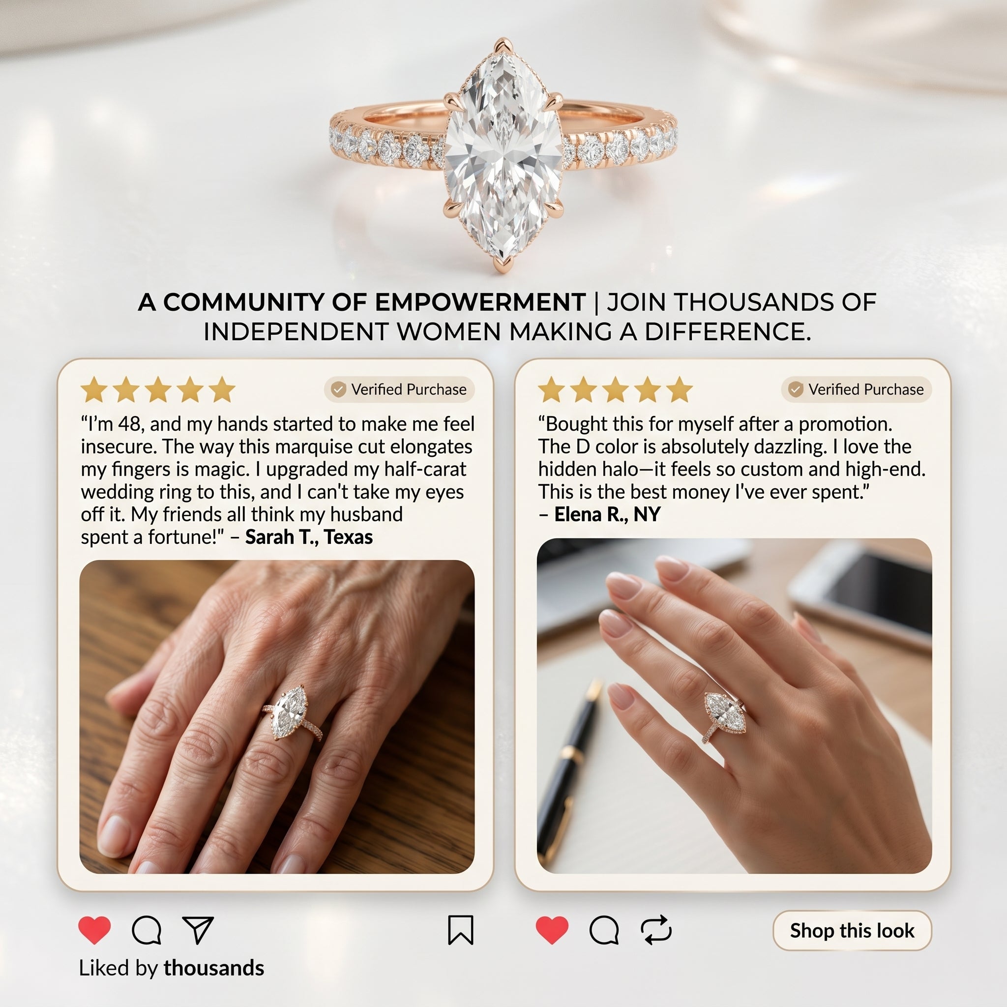 Secret VIP Glitch!🔓 90% OFF The Youth-Revival Marquise Ring - Effortless Elegance, Slimmer Hands