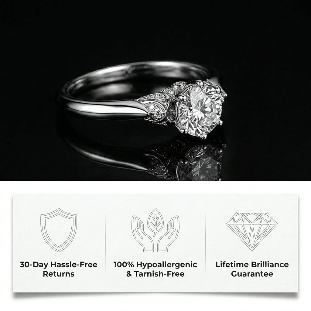 🔥90% OFF Last Day SaleThe Breathtaking "Worry-Free" Vintage Ring | Passes Diamond Tester & Arthritis-Friendly