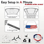 🔥50% OFF Last Day Sale 🎉4th Of July Flash Sale 65K+🔥American Car Hood Flag🦅No Glue No Tools🚗 Install in 1 Minute