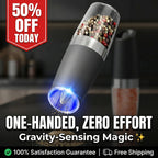 Last Day Sale!🔥 50% OFF Premium Gravity Salt & Pepper Grinder - Arthritis Friendly