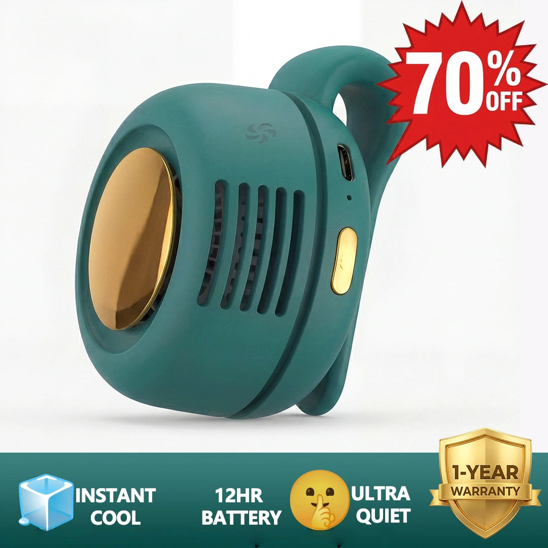 Last Day Sale!🔥 70% OFF Premium Invisible Clip-On Fan - Hot Flash Relief & Hands-Free