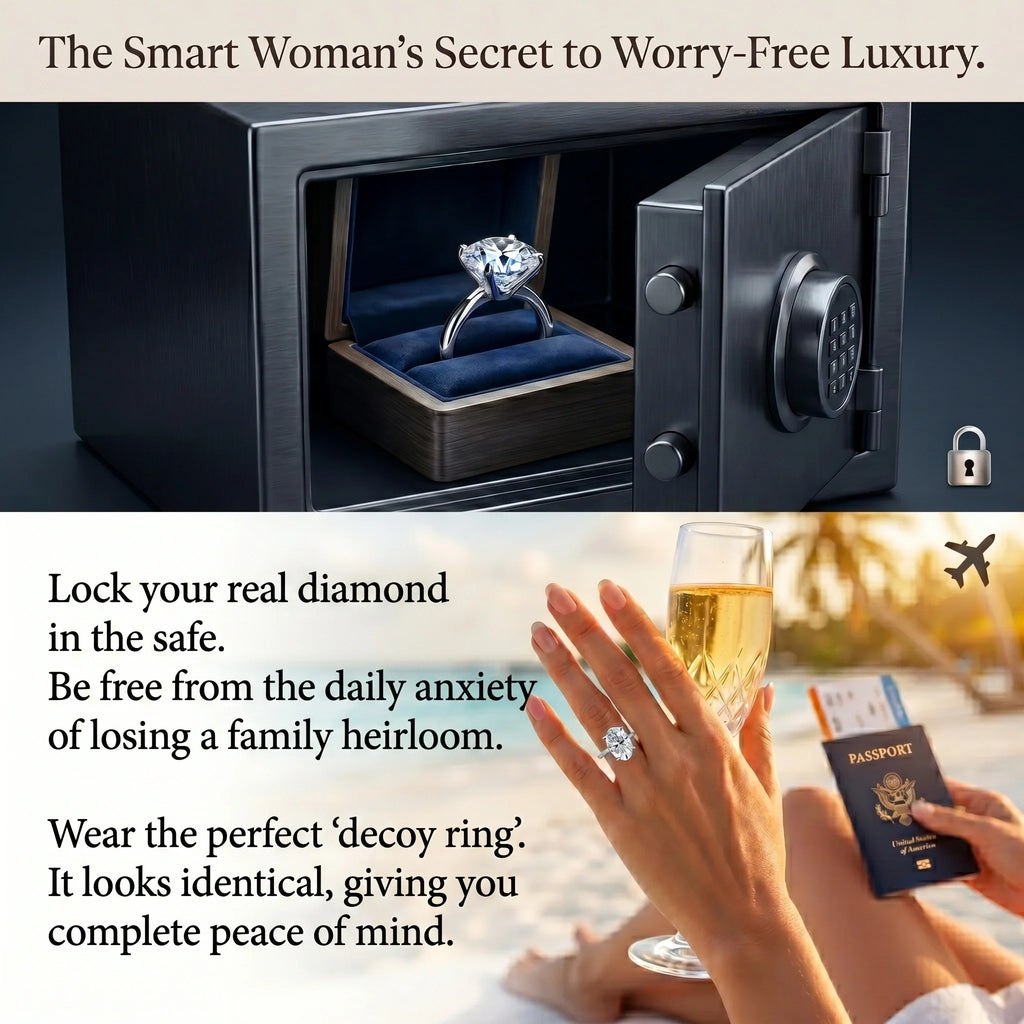 The Riviera Oval™ | 2.39ct Flawless Travel Ring | 90% OFF VIP Sale Only Today