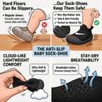 Anti-Slip & Kick-Proof Baby Sock Shoes - Ultra Soft | Last Day Sale-90% OFF🔥