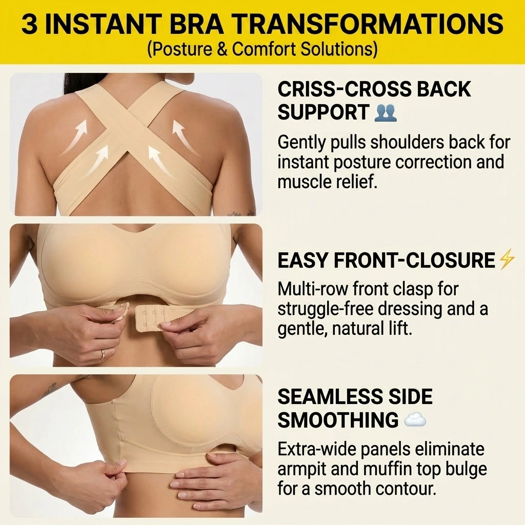 Mother's Day Sale!🔥 50% OFF Posture-Correcting Bra - Instant Relief, Elegant Silhouette