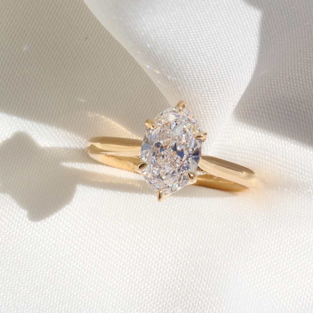 🔥90% OFF Last Day Sale |Vintage Monaco™ Seamless Petal Arch Solitaire