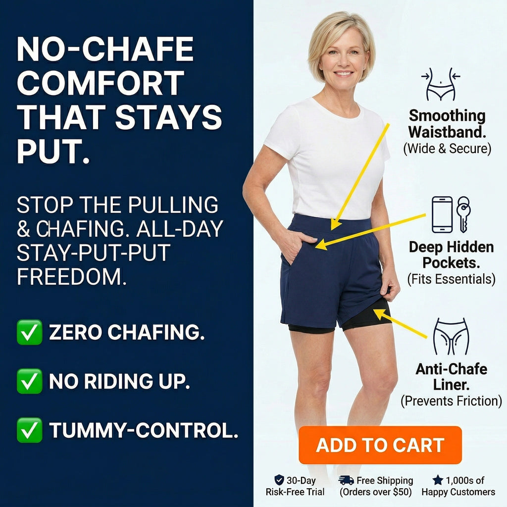 Cloud-Soft Breeze Shorts – All-Day Cooling & Friction-Free Movement | 90% OFF🔥 Limited Stock