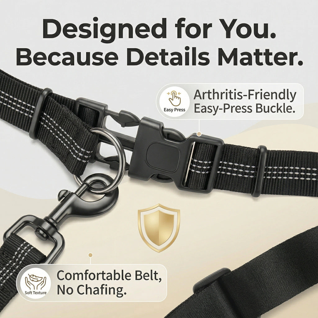 Last Day Sale!🔥 50% OFF Premium Hands-Free Dog Leash - Arthritis & Back Friendly