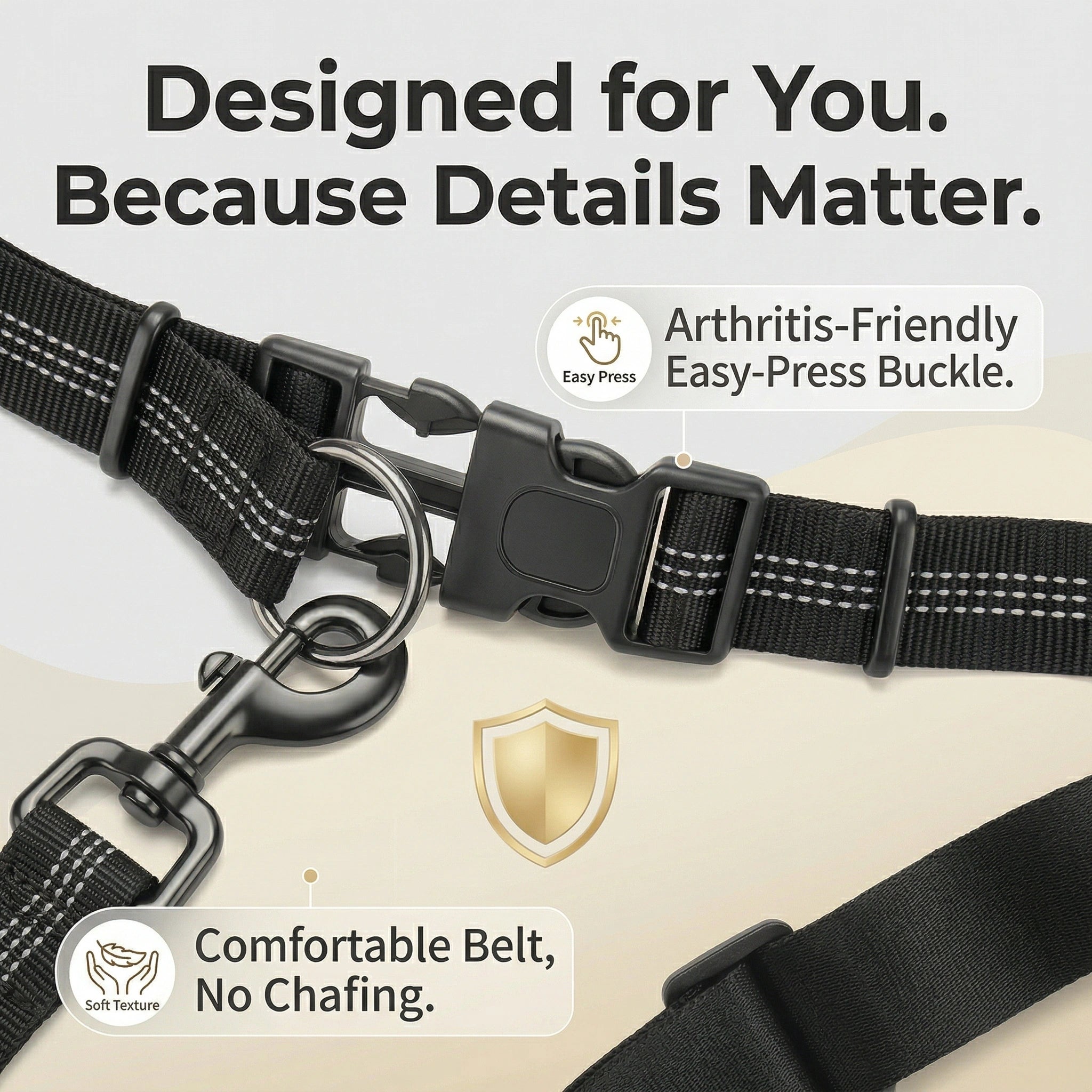 Last Day Sale!🔥 50% OFF Premium Hands-Free Dog Leash - Arthritis & Back Friendly