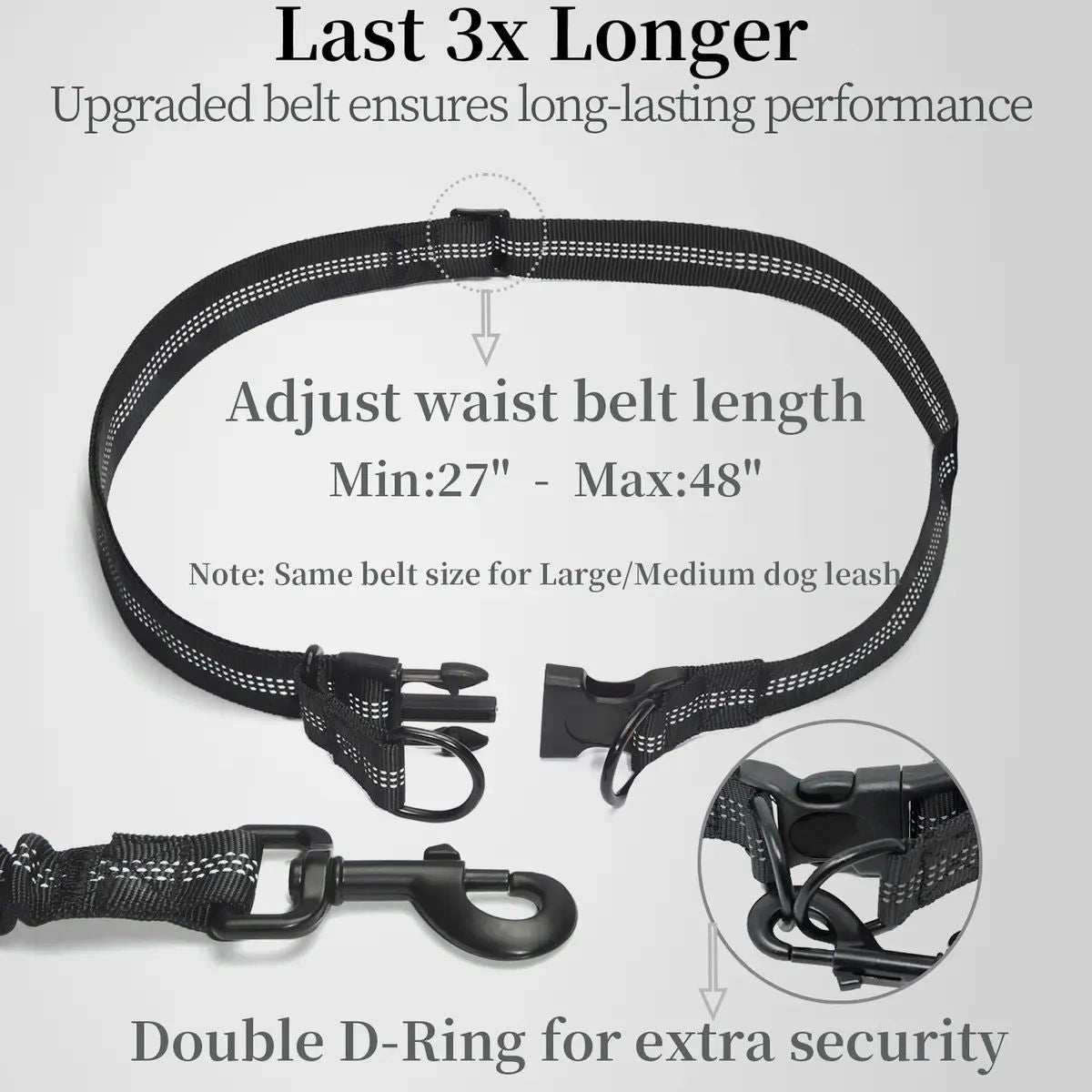 Last Day Sale!🔥 50% OFF Premium Hands-Free Dog Leash - Arthritis & Back Friendly