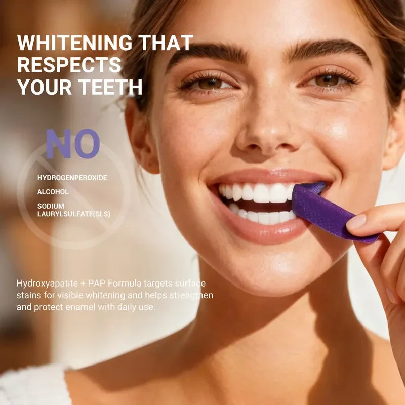 Purple Teeth Whitening Strips | 70% OFF🔥 Last Day Sale