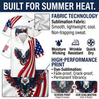 "American Pride" Bald Eagle Hawaiian Shirt – Celebrate 250 Years of Freedom (1776-2026) 🇺🇸 | 70% OFF🔥 Last Day Sale