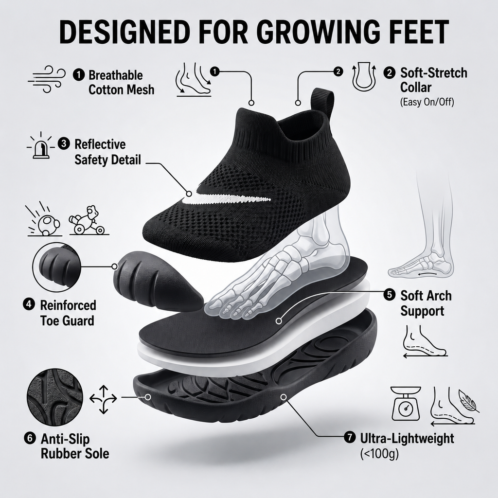 Anti-Slip & Kick-Proof Baby Sock Shoes - Ultra Soft | Last Day Sale-90% OFF🔥