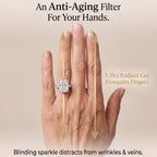 Viral Restock! 🚨 80% OFF The 5.51ct Radiant Illusion Ring - Elongates Fingers, Flawless $8k Look