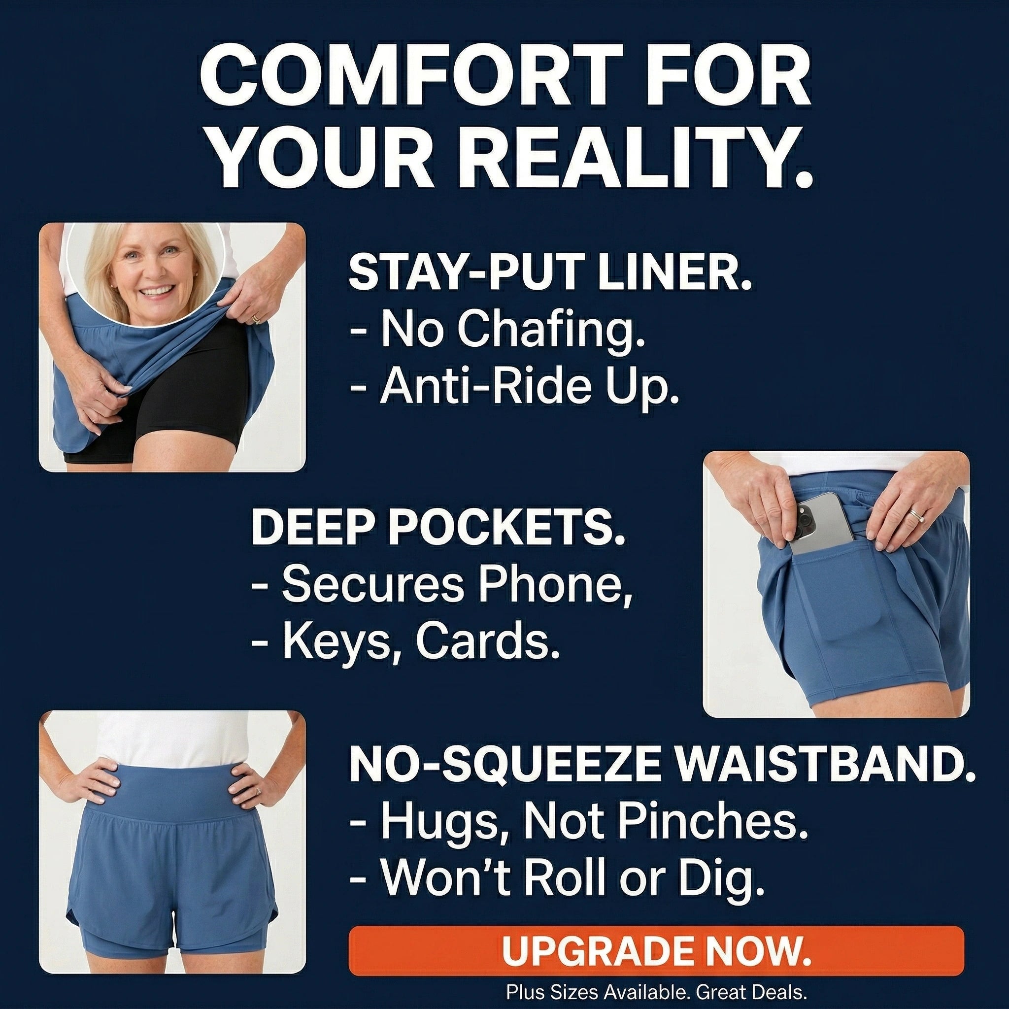 Cloud-Soft Breeze Shorts – All-Day Cooling & Friction-Free Movement | 90% OFF🔥 Limited Stock