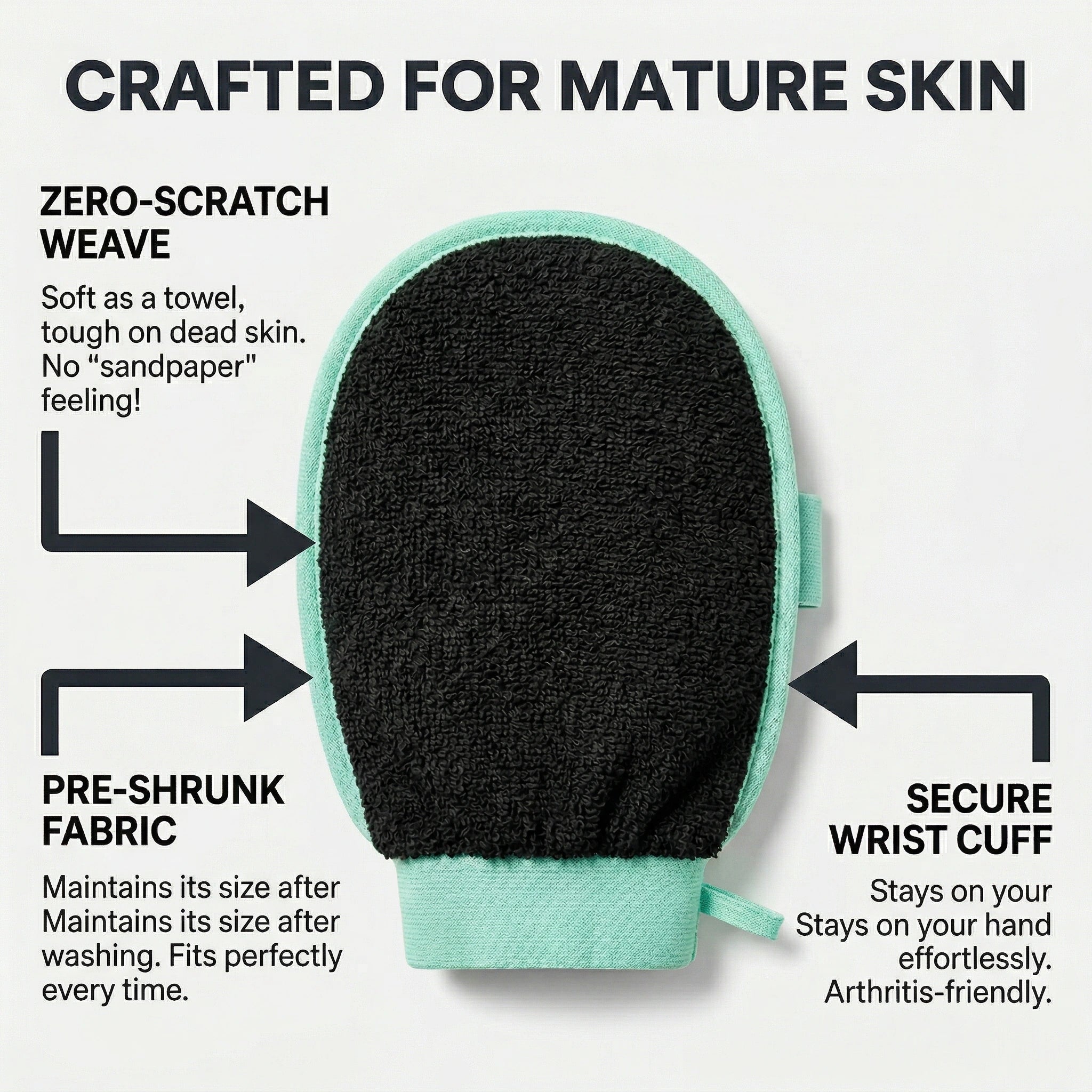 Mother's Day Sale!🔥 50% OFF Deep Exfoliating Glove - Zero Mess, Instant Youthful Glow