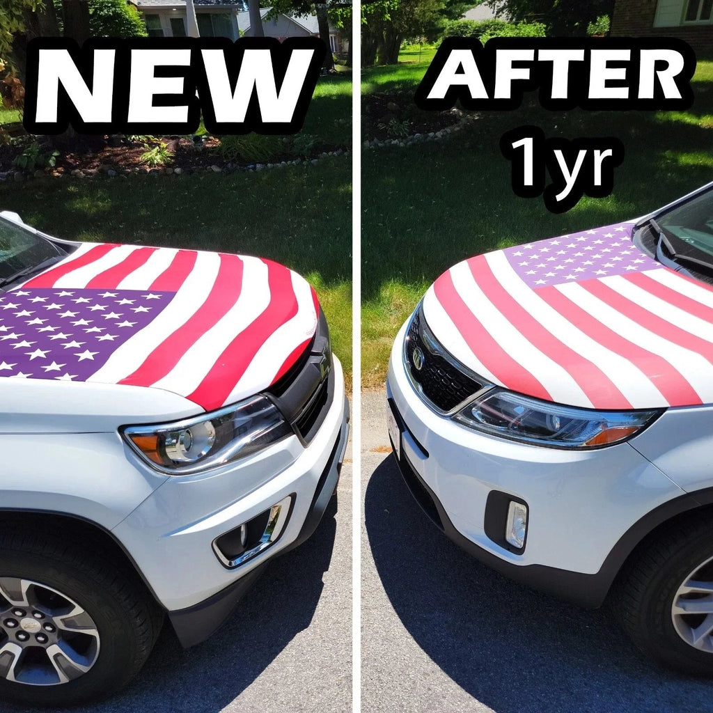 🔥50% OFF Last Day Sale 🎉4th Of July Flash Sale 65K+🔥American Car Hood Flag🦅No Glue No Tools🚗 Install in 1 Minute
