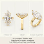 🔥90% OFF Last Day Sale | The 7.00ct Marquise Hidden Halo Masterpiece