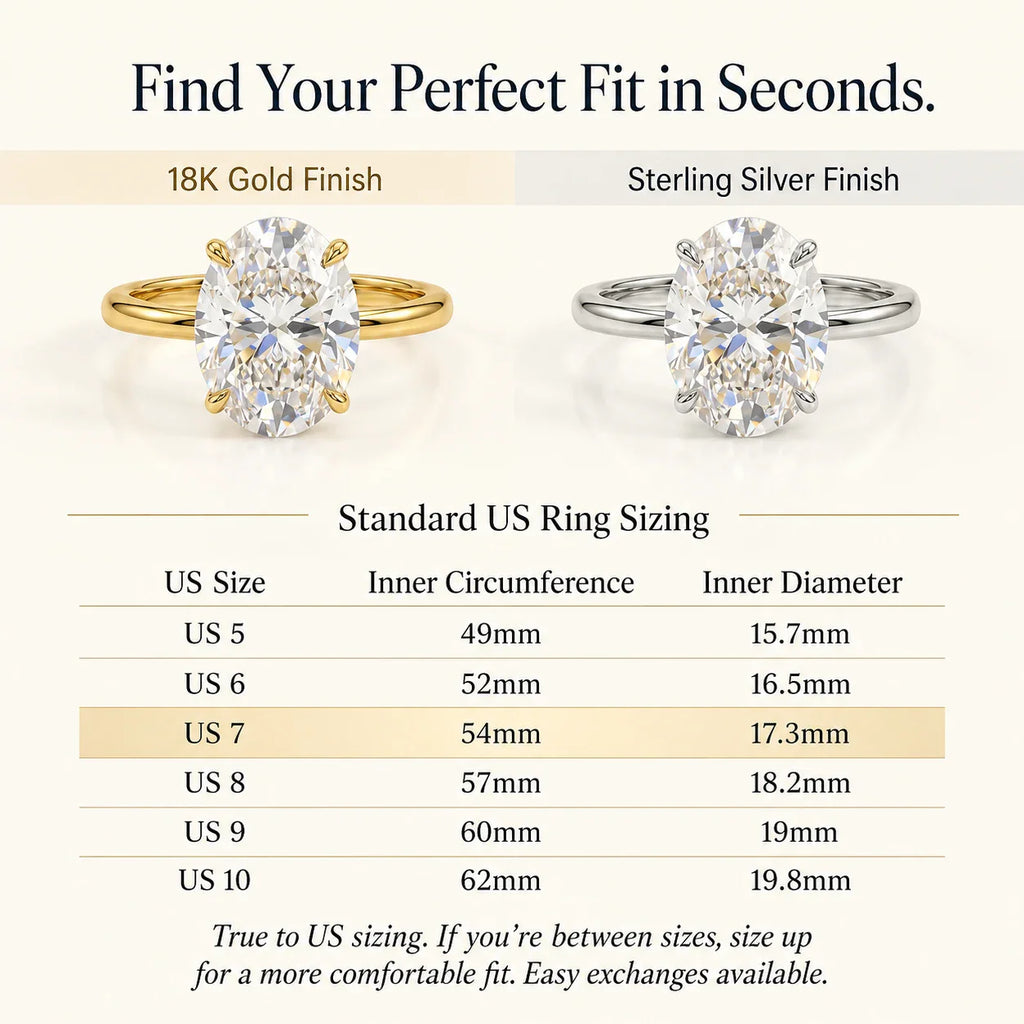 Last Day Sale-90% OFF🔥 The Monte Carlo™ 6.09ct Oval Moissanite Ring - S925 Sterling Silver | 100% Conflict-Free & Brilliant Sparkle