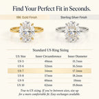 Last Day Sale-90% OFF🔥 The Monte Carlo™ 6.09ct Oval Moissanite Ring - S925 Sterling Silver | 100% Conflict-Free & Brilliant Sparkle