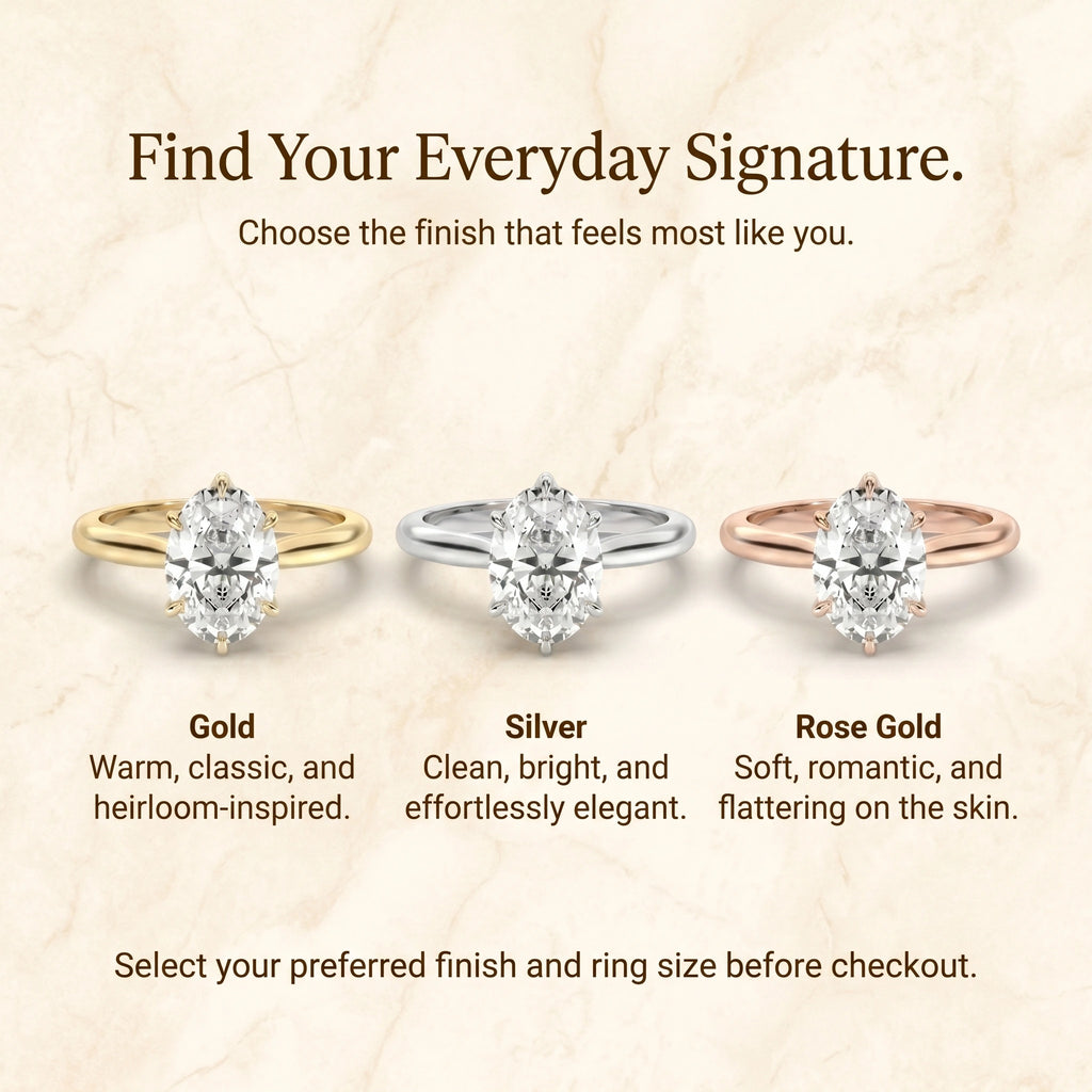 🔥90% OFF Last Day Sale |Vintage Monaco™ Seamless Petal Arch Solitaire