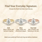 🔥90% OFF Last Day Sale |Vintage Monaco™ Seamless Petal Arch Solitaire