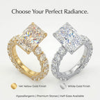 🔥90% OFF Last Day Sale |The Seamless Radiant Ring | Everyday Custom-Jeweler Look