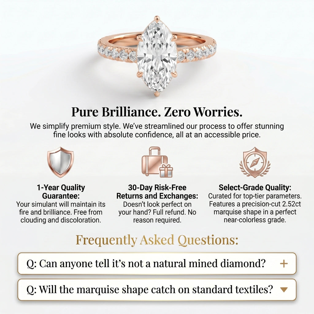 Secret VIP Glitch!🔓 90% OFF The Youth-Revival Marquise Ring - Effortless Elegance, Slimmer Hands