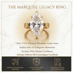 🔥90% OFF Last Day Sale | The 7.00ct Marquise Hidden Halo Masterpiece