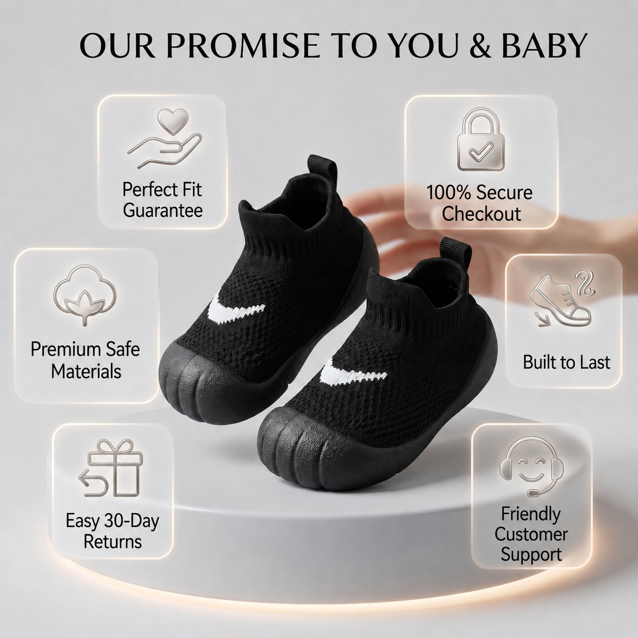Anti-Slip & Kick-Proof Baby Sock Shoes - Ultra Soft | Last Day Sale-90% OFF🔥