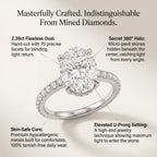 The Riviera Oval™ | 2.39ct Flawless Travel Ring | 90% OFF VIP Sale Only Today