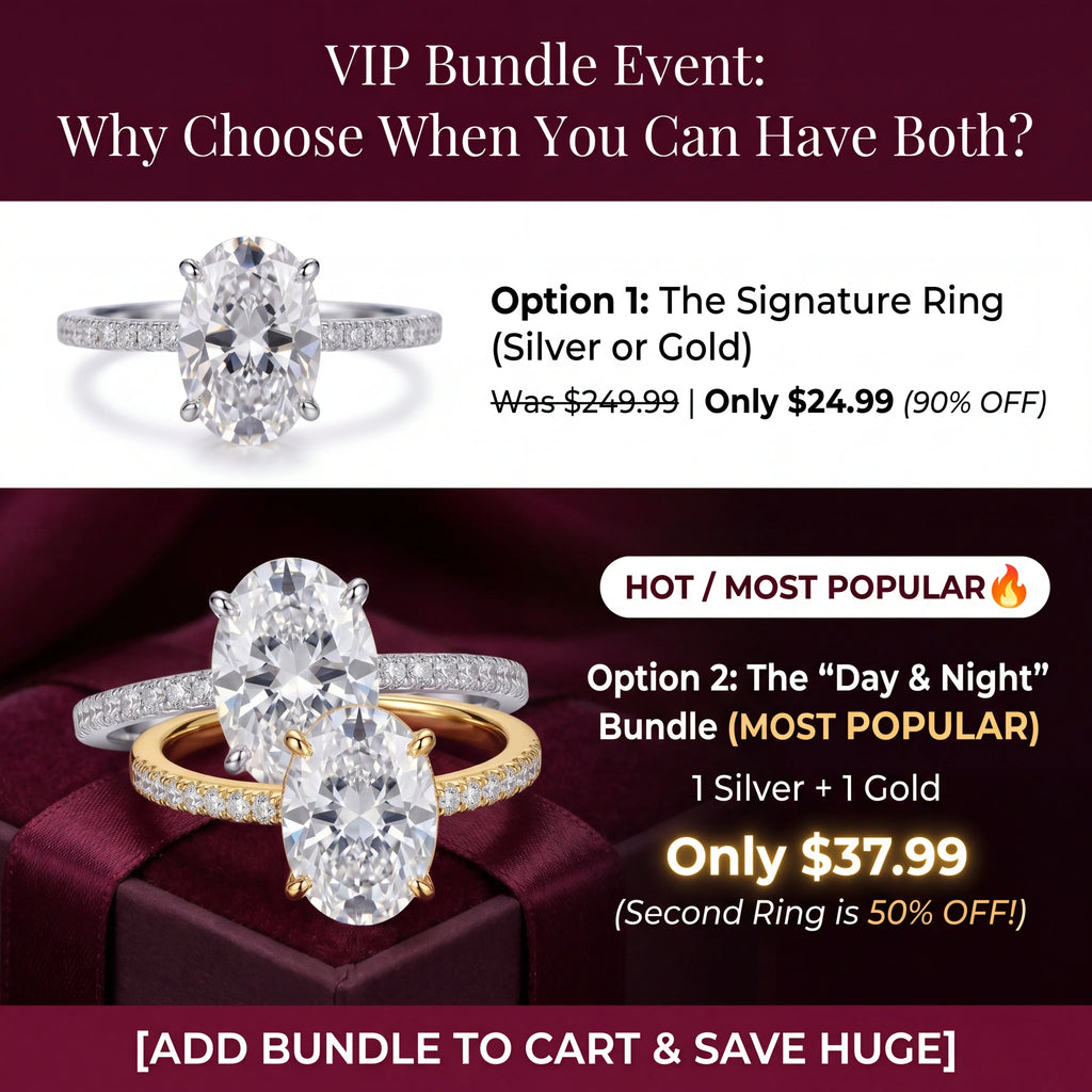 The Riviera Oval™ | 2.39ct Flawless Travel Ring | 90% OFF VIP Sale Only Today