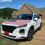 🔥50% OFF Last Day Sale 🎉4th Of July Flash Sale 65K+🔥American Car Hood Flag🦅No Glue No Tools🚗 Install in 1 Minute