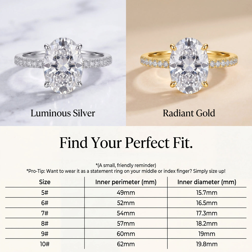 The Riviera Oval™ | 2.39ct Flawless Travel Ring | 90% OFF VIP Sale Only Today
