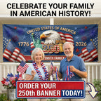 American Banner – Celebrate 250 Years of Freedom 🇺🇸 | 70% OFF🔥 Last Day Sale