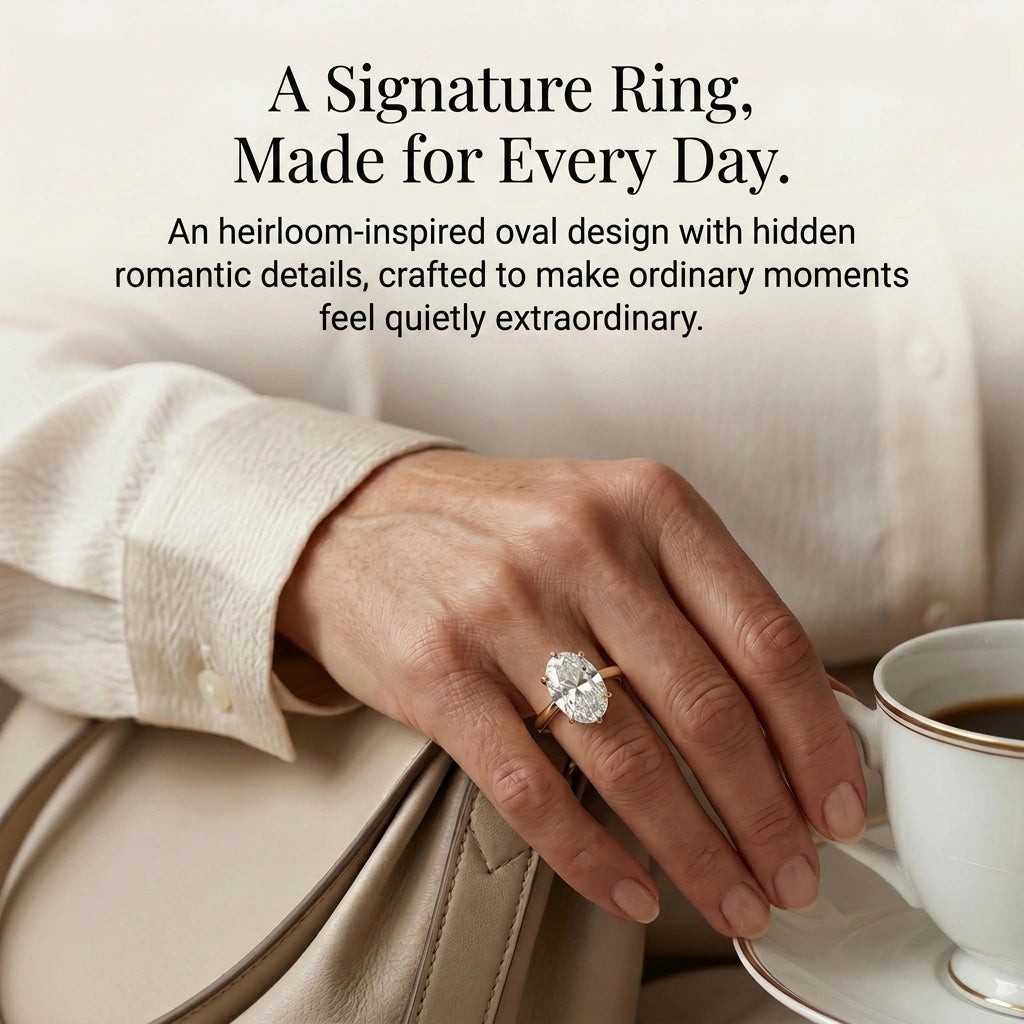 🔥90% OFF Last Day Sale |Vintage Monaco™ Seamless Petal Arch Solitaire