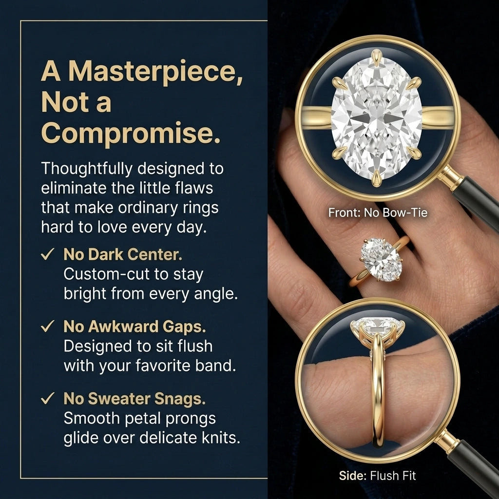 🔥90% OFF Last Day Sale |Vintage Monaco™ Seamless Petal Arch Solitaire