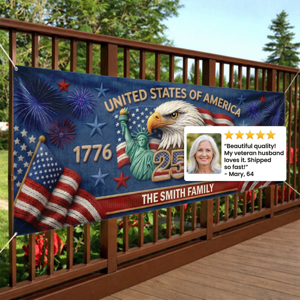 American Banner – Celebrate 250 Years of Freedom 🇺🇸 | 70% OFF🔥 Last Day Sale