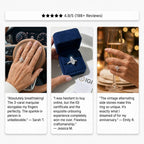 🔥90% OFF Last Day Sale |The Handcrafted Vintage Elongating Comfort-Fit Marquise Ring