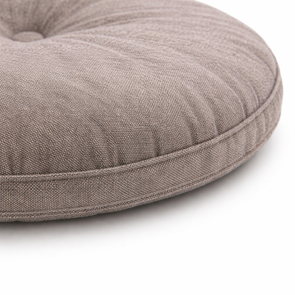 Round Floor Cushion – Soft Tufted Seat Pad