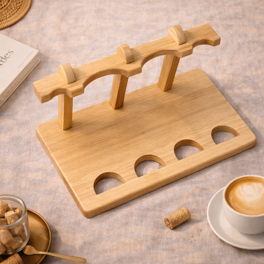 Wooden Tool & Organizer Stand