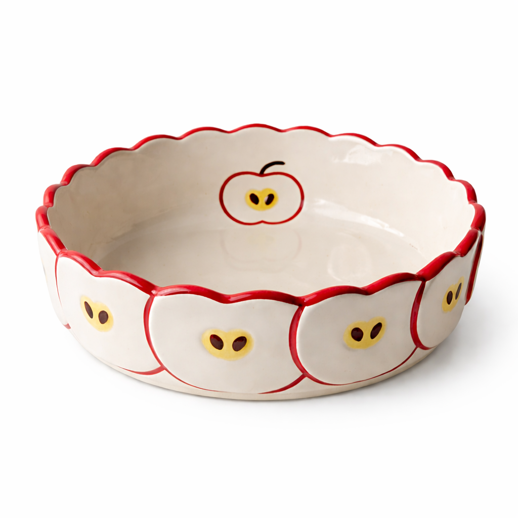 Cute Apple Ceramic Bowl
