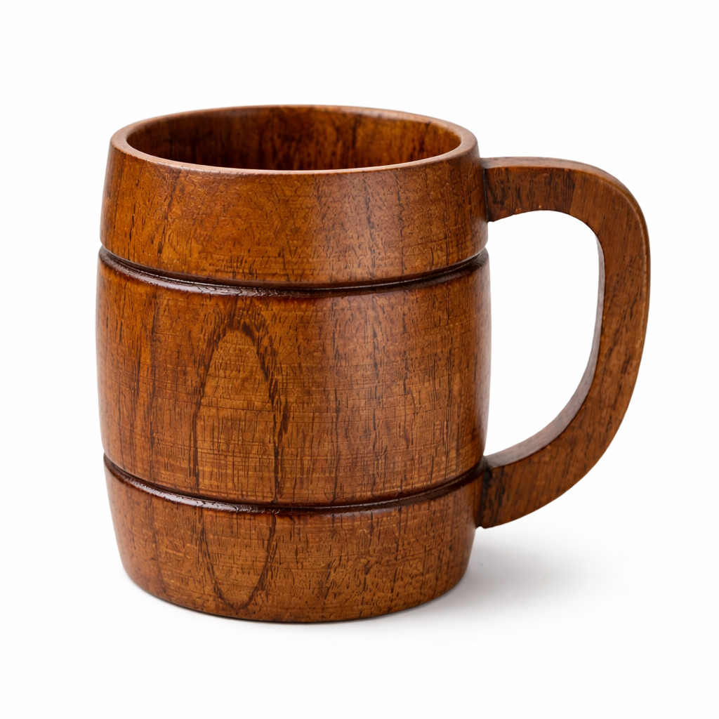 Rustic Wooden Beer Mug